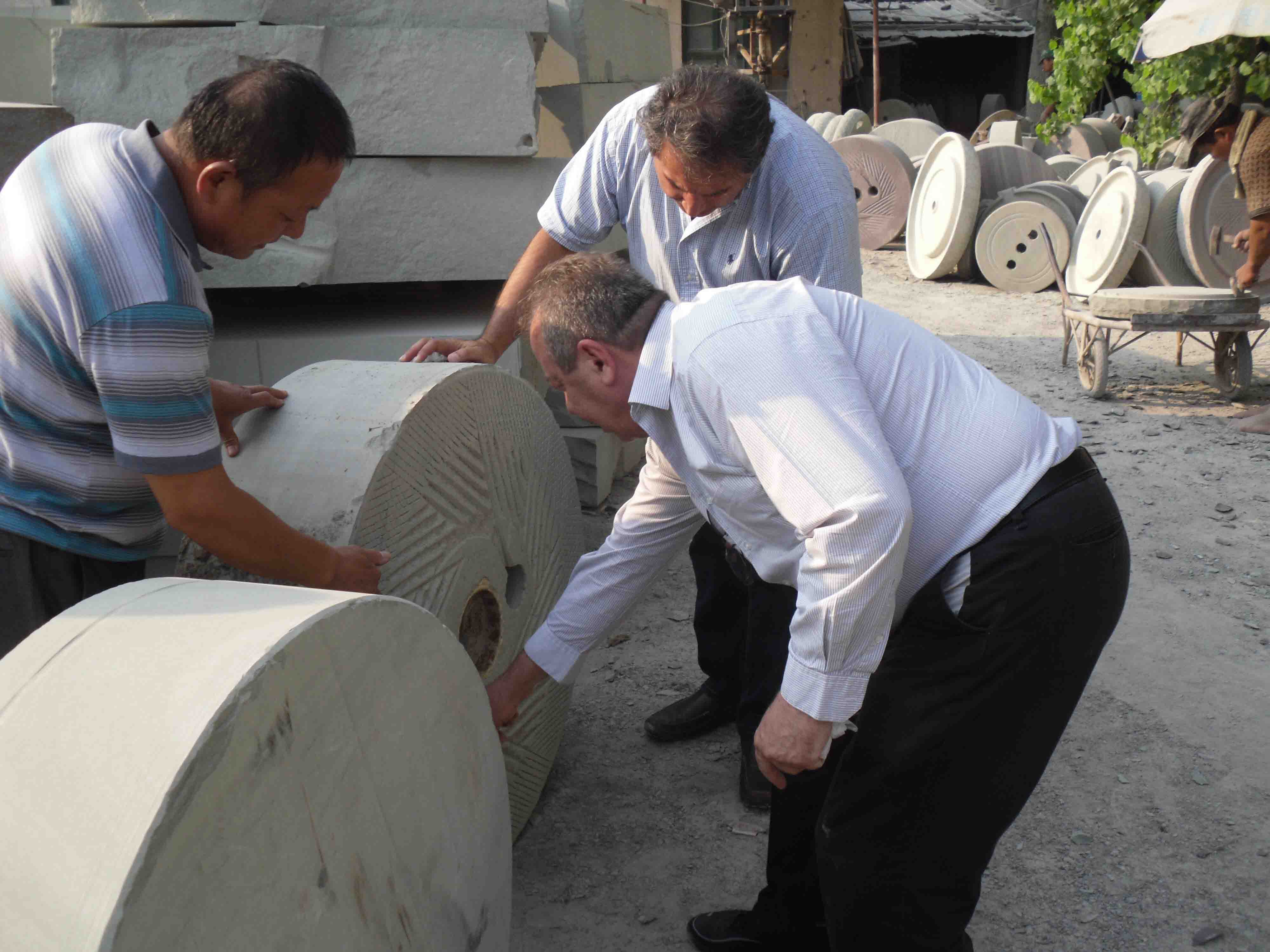 máquina de colar tahine